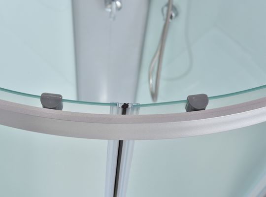 La vue en aluminium 2 a dégrossi les clôtures en verre de douche 4mm 31&quot; x31 ' x85 »