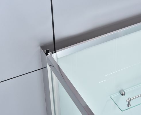 clôtures en verre coulissantes de douche de salle de bains de 5mm 800x800x2150mm