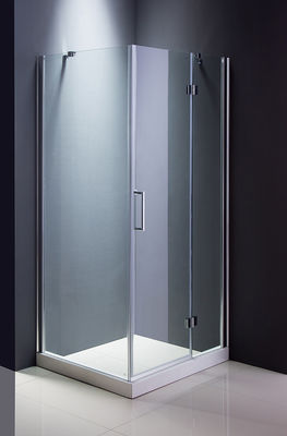 cabine faisante le coin de douche de 1-1.2mm avec le cadre en aluminium de porte coulissante
