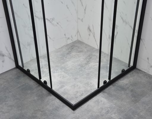 cadre en aluminium de clôture 800mm faisante le coin de douche de 1-1.2mm