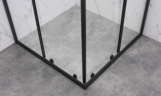 cadre en aluminium de cabines de douche de salle de bains d'épaisseur de 6mm