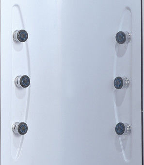 Salle de bains en verre adaptée aux besoins du client d'ajustement de cabine de douche de vapeur de tourbillon de porte