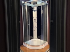 31'X31'X75' Cube de douche de salle de bain en verre trempé