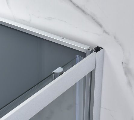 cadre en aluminium de clôtures 5mm en verre de douche de 1-1.2mm