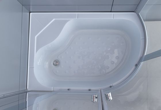 Petites salles de bains de cadre de compartiments d'un seul bloc en aluminium de douche 4mm 1200×800×1960mm
