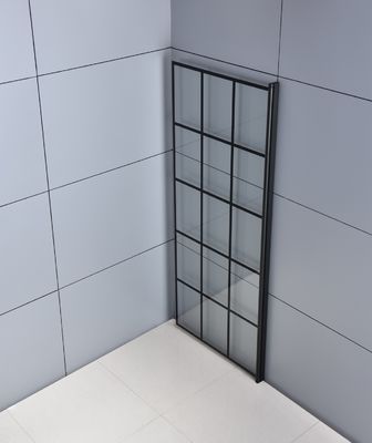 Portes en verre de glissement en aluminium de douche de salle de bains de cadre 6mm