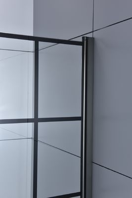 Portes en verre de glissement en aluminium de douche de salle de bains de cadre 6mm