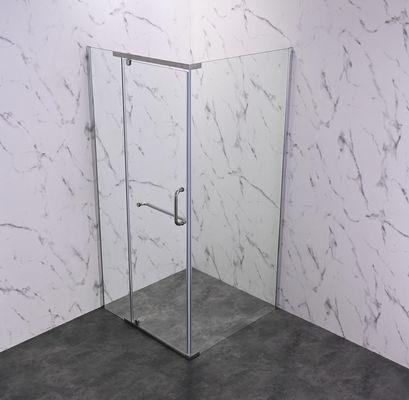 Clôtures en verre carrées ISO9001 900x900x1900mm de douche de salle de bains